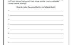 Printable Following Directions Worksheet Following Instructions